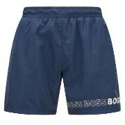 BOSS Badehosen Dolphin Recycled Swim Shorts Dunkelblau Polyester Small...