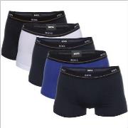 BOSS 5P Jersey Quality Cotton Mix Solid Cotton Trunks Mixed Baumwolle ...