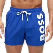 BOSS Badehosen Octopus Swimshort Blau Polyamid Medium Herren