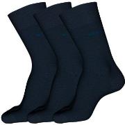 BOSS 3P RS Finest Soft Cotton Sock Blau Gr 39/42 Herren
