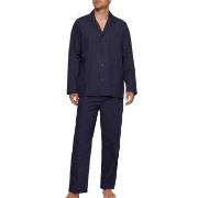 BOSS Urban Long Pyjama Blau Muster Baumwolle Medium Herren