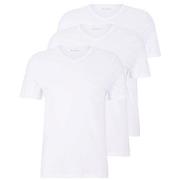 BOSS 3P V-Neck Classic T-shirt Weiß Baumwolle Small Herren