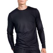 Bread and Boxers Active Long Sleeve Shirt Schwarz Polyester Small Herr...