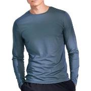 Bread and Boxers Active Long Sleeve Shirt Blau Polyester Small Herren
