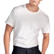 Bread and Boxers Pima Cotton Crew Neck Weiß Baumwolle Small Herren