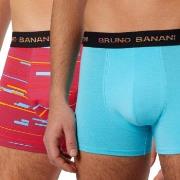 Bruno Banani 2P Connect Boxer Rot/Blau Baumwolle Small Herren