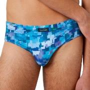 Bruno Banani Pixel Star Sportslip Brief Blau Muster Polyester Small He...