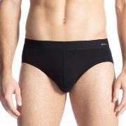 Calida Cotton Code Brief Schwarz Baumwolle Small Herren