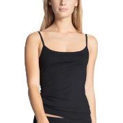 Calida Natural Comfort Spaghetti-Top Schwarz Baumwolle Small Damen