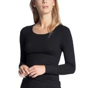 Calida Natural Comfort Top Long Sleeve Schwarz Baumwolle Small Damen