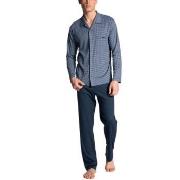 Calida Relax Choice with Buttons Pyjama Blau Baumwolle Small Herren