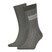 Calvin Klein 2P Badge Men Sock Grau One Size Herren