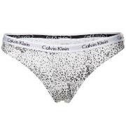 Calvin Klein Carousel Bikini Weiß/Schwarz Baumwolle Small Damen