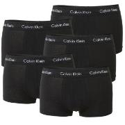 Calvin Klein 5P Cotton Stretch Solid Low Rise Trunks Schwarz Baumwolle...