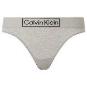 Calvin Klein Reimagined Heritage Thong Grau Small Damen