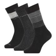 Calvin Klein 3P Sawyer Crew Sock Schwarz/Grau Gr 40/46 Herren