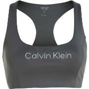 Calvin Klein BH Sport Medium Support Sports Bra Grau Small Damen