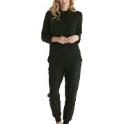 Damella Bamboo Frenchterry Suit Dunkelgrün Bambus Small Damen