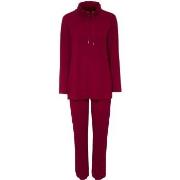 Damella Bamboo Frenchterry Suit Rot Bambus Medium Damen