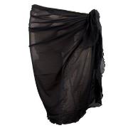 Damella Greta Basic Mesh Sarong Schwarz One Size Damen