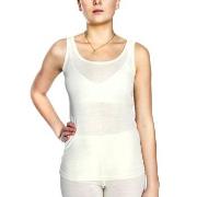 Damella Wool Top Elfenbein Wolle Small Damen