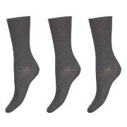 Decoy 3P Thin Comfort Top Socks Grau Strl 37/41 Damen