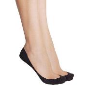 DIM 2P Easy Day Ballerina Socks Schwarz Gr 39/42 Damen