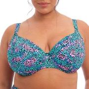 Elomi Electric Savannah UW Plunge Bikini Top Leopard F 85 Damen