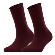 Falke 2P Women Casual Happy Sock Weinrot Gr 39/42 Damen