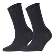 Falke 2P Women Casual Happy Sock Marine Gr 39/42 Damen