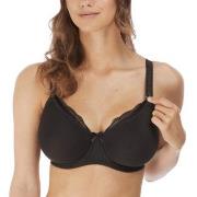 Freya BH Pure Underwire Moulded Nursing Bra Schwarz Nylon D 70 Damen