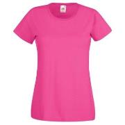 Fruit of the Loom Lady-Fit Valueweight T Rosa Baumwolle Medium Damen