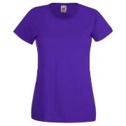 Fruit of the Loom Lady-Fit Valueweight T Lila Baumwolle Medium Damen