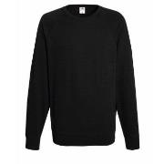 Fruit of the Loom Light Raglan Sweat Schwarz Large Herren