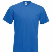 Fruit of the Loom Super Premium T Royalblau Baumwolle Medium Herren