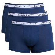 Gant 3P Basic Cotton Trunks Marine Baumwolle Small Herren