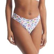 Hanky Panky 2P Printed Original Rise Thong Weiß mit Farbmuster Nylon O...