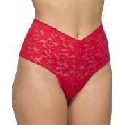 Hanky Panky 2P Signature Lace Retro Thong Rot Nylon One Size Damen