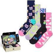 Happy socks 4P Happy In Wonderland Socks Gift Set Mixed Baumwolle Gr 4...