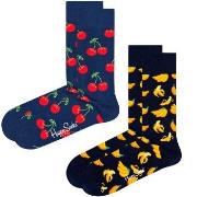 Happy socks 2P Classic Cherry Socks Blau Baumwolle Gr 41/46