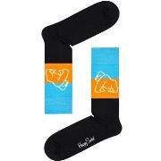 Happy Socks Mountain Gorillas Sock Schwarz Baumwolle Gr 36/40