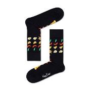 Happy Socks Pizza Invaders Sock Schwarz gemustert Baumwolle Gr 36/40