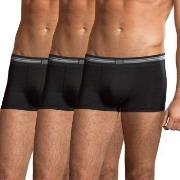 Jockey 3P Cotton Stretch Short Trunk Schwarz Baumwolle Small Herren