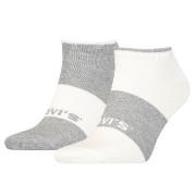Levis 2P Unisex Sustainable Low Cut Socks Weiß/Grau Gr 39/42