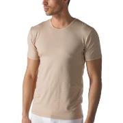 Mey Dry Cotton Functional Rounded Neck Shirt Beige Small Herren