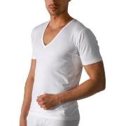 Mey Dry Cotton Functional V-Neck Shirt Weiß Small Herren