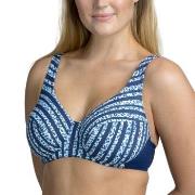 Miss Mary Bondi Underwire Bikini Bra Blau Muster Polyamid B 75 Damen