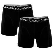 Muchachomalo 2P Cotton Stretch Basic Boxers Schwarz Baumwolle Small He...