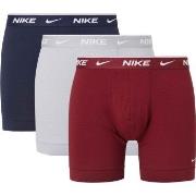 Nike 3P Everyday Essentials Cotton Stretch Boxer Blau/Rot Baumwolle Sm...