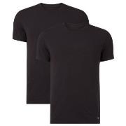 Nike 2P Everyday Essentials Cotton Stretch T-shirt Schwarz Baumwolle S...